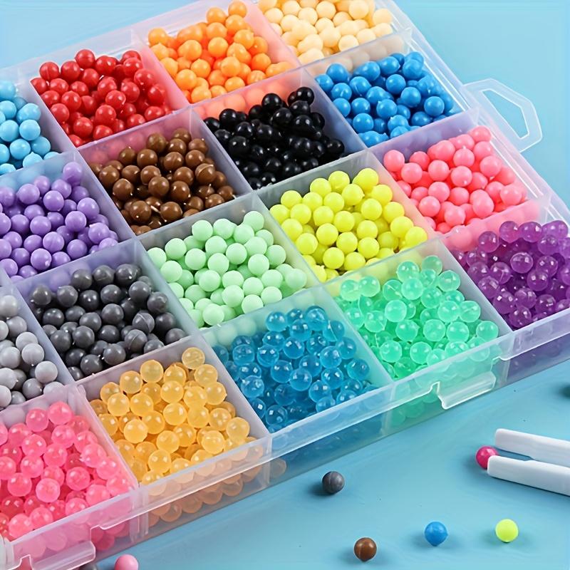 Magic Mist Beads DIY Kit, Handmade Water Stick Puzzle Beans, Perfect Gift Choice, Creative Art Craft Set for Kids & Adults, DIY Mix Beads