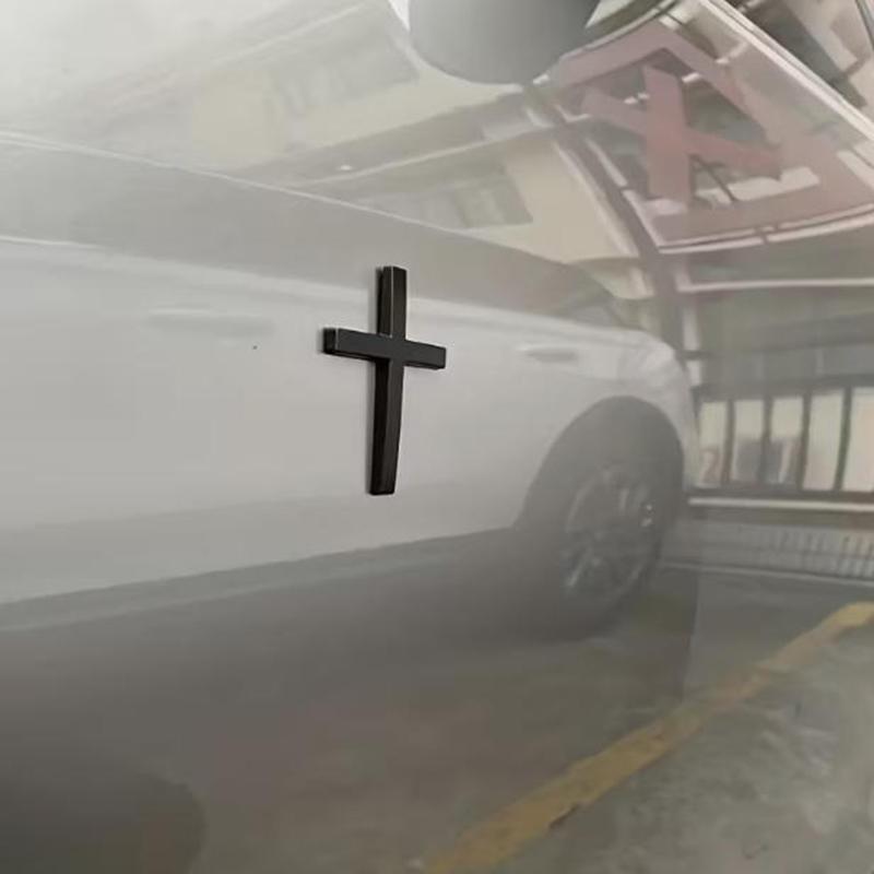 Christian Cross Sticker, Car Exterior Decorative Sticker, Universal Car Accessories for Car, Motorcycle & SUV