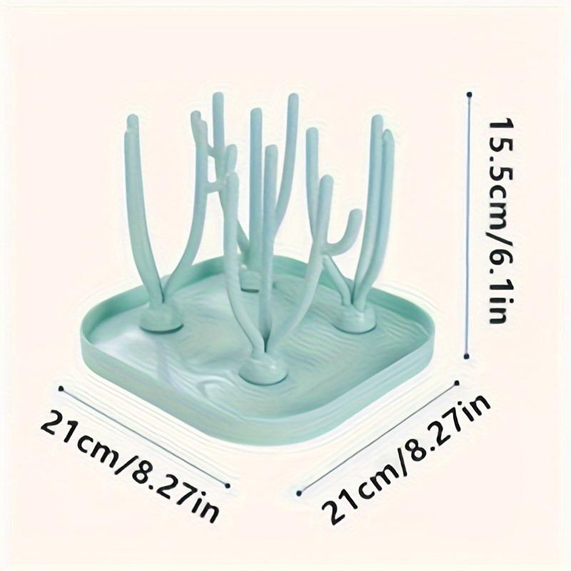 1pc Portable Multi-functional Drying Rack - Foldable Bottle Holder, Removable Stand