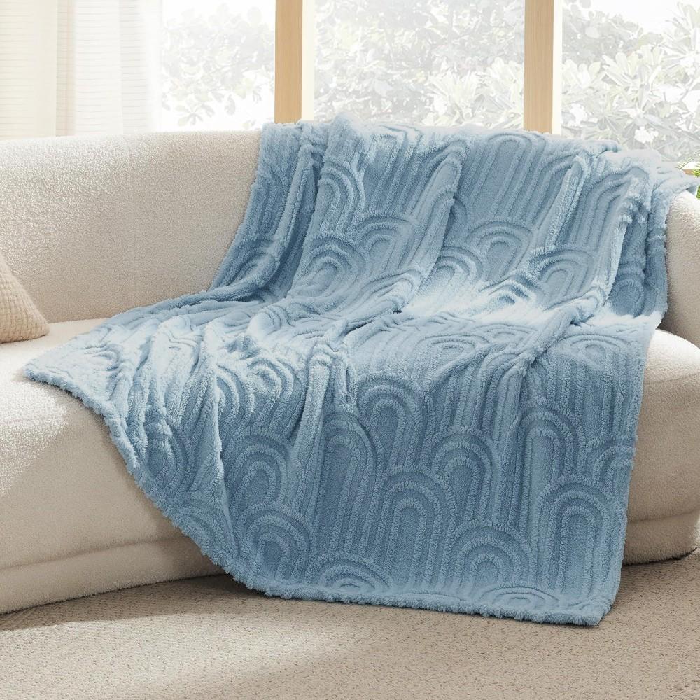 Flannel Fleece Super Soft Cozy Fluffy Throw，Arch Chic Bedding for All Seasons,Soft Fleece Blankets Gifts for Women Mom Girls