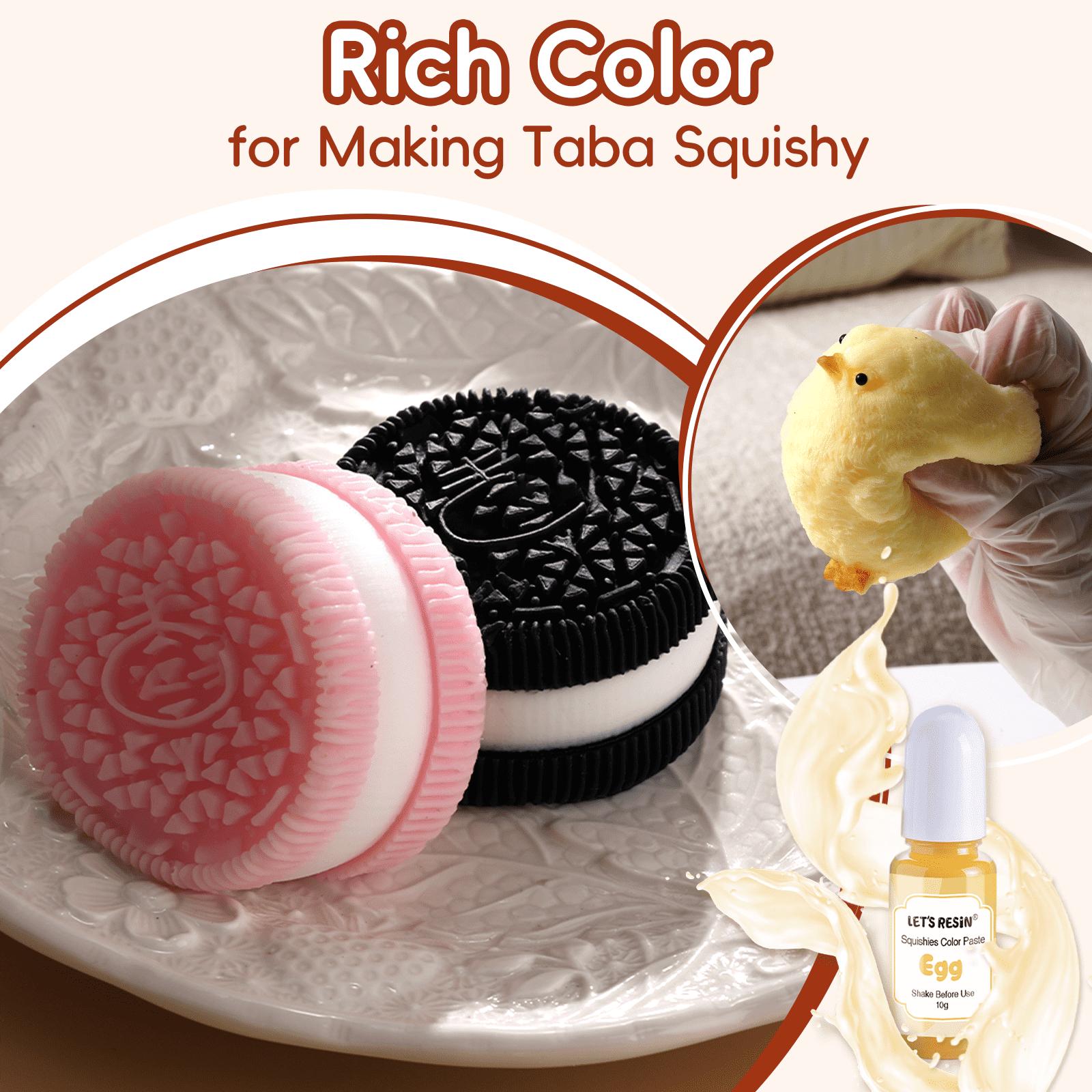 Liquid Silicone Squishy Maker Gel, Super Soft Silicone Rubber Making Kits 1:1 AB Mix Molding Cats/Dogs Paw, Hamster & Dragon Taba Squishy Making All-in-one Kit,DIY Decompression Gift,Silicone Pigment Dye for Taba Squishy, Stress Relief Toys - LET'S RESIN