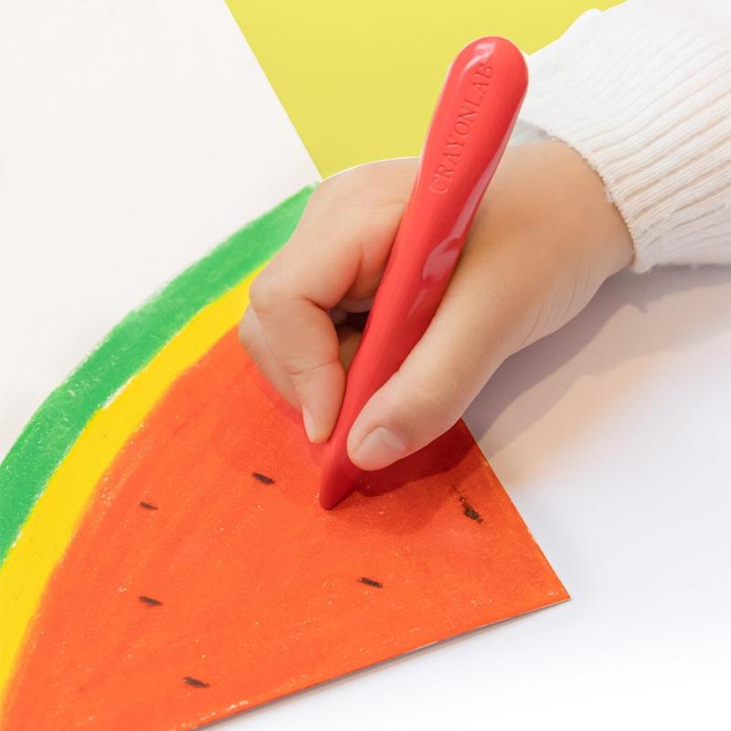 12/24/36 Color Washable Triangle Crayons, Children’s Triangle Hole Crayons, Doodle Crayon Painting Set, Stationery Art Supplies Painting Set, Won’t Get Hands Dirty