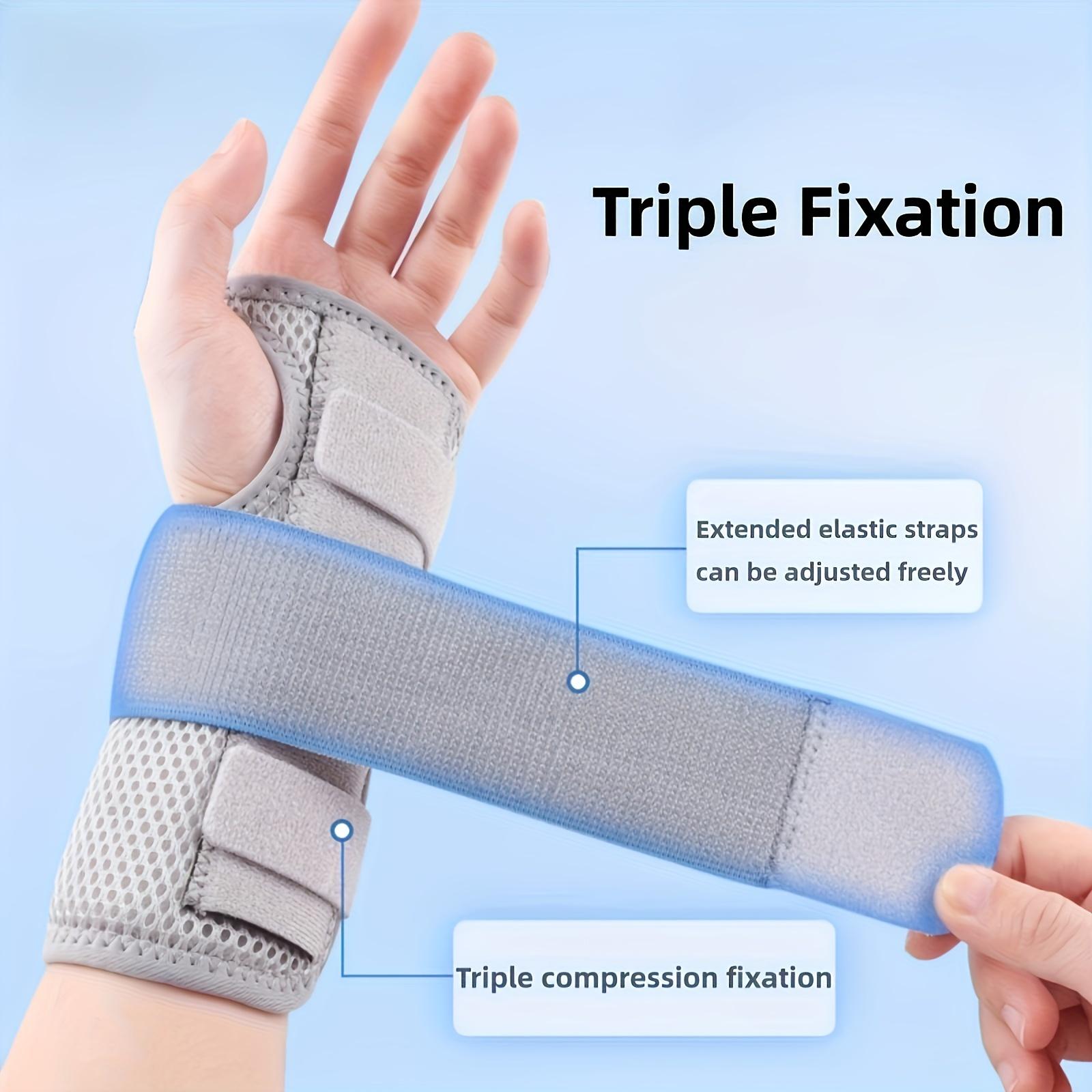 1pc Triple Fixed Wrist, Front And Back Double Splint Wrist Support, Breathable And Comfortable, Suitable for Sports And Daily Wear, Perfect Gift for Birthday, Mother'S Day, And Father'S Day