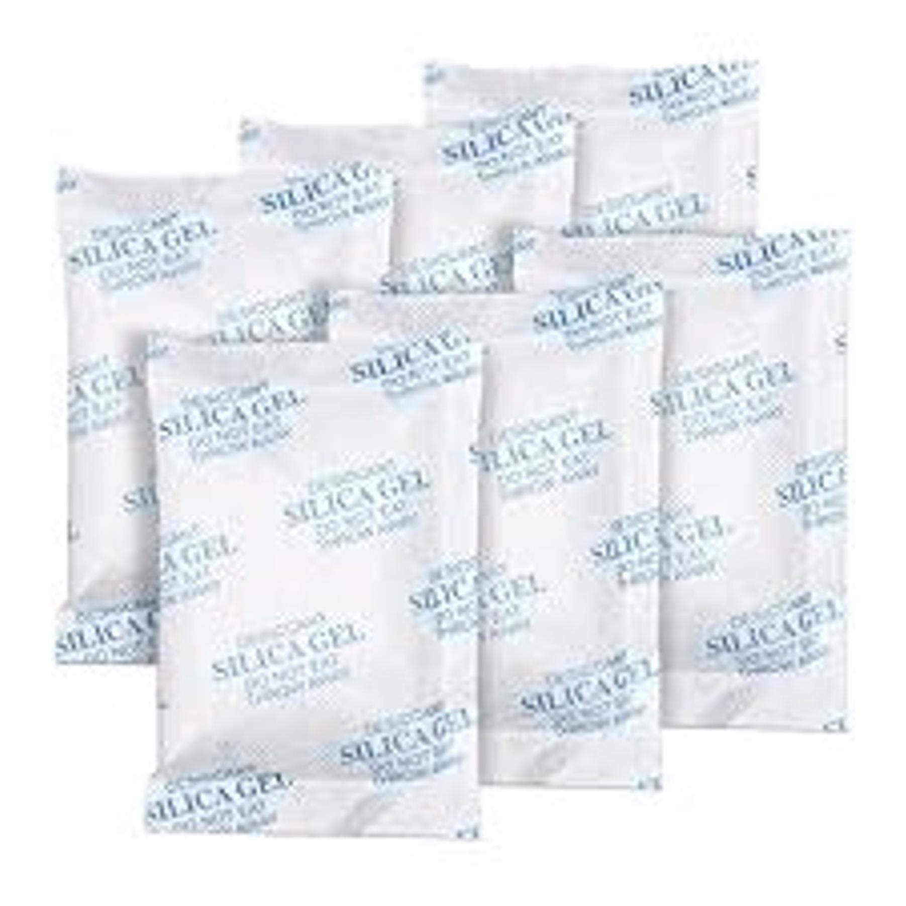 Silica Gel Packets, 100 Gram (12 Packs) Food Safe Reusable Desiccant Moisture Absorbers for Storage, Foods, Storage Bins, 3D Filaments, Electronics, SafesGift