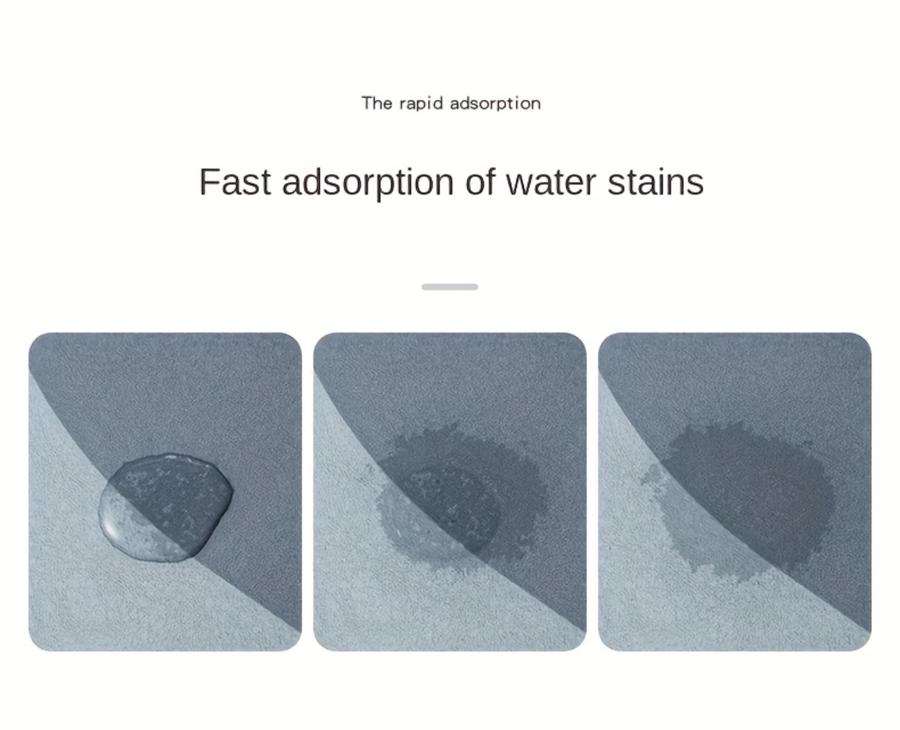 "Holy Spirit You Are Welcome Here" Pattern Door Mat Non Slip Soft Stone Bath Mat Religious Style Floor Mat Soft Diatomite Material Suitable for Home Usage Scene Outdoor Entrance