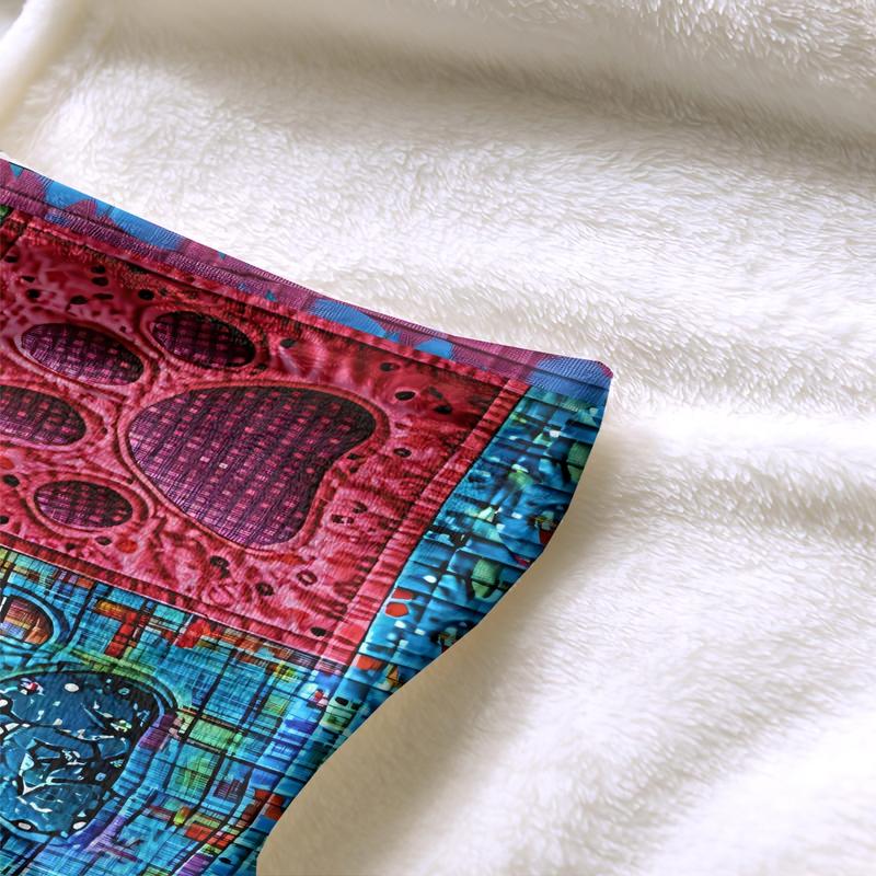 Soft Flannel Blanket for Dogs, Novelty Pet Accessory, Perfect for Naps at Home, Office, School, Travel, Gift Idea