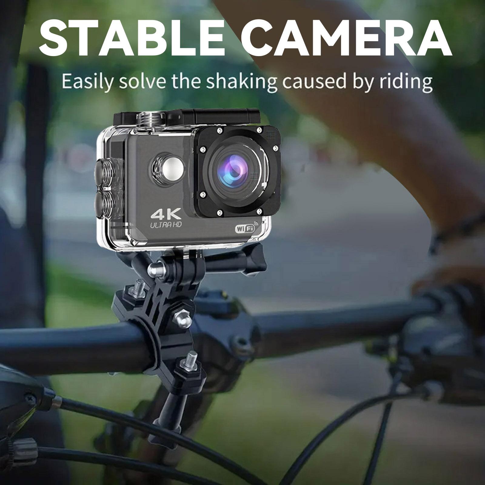 Wireless Action Camera with Ultra HD Video,12MP Photos, HDR, Daily Streaming,Stabilization,Vlogging Camera,Good Choice for Outdoorfun and Gift-giving