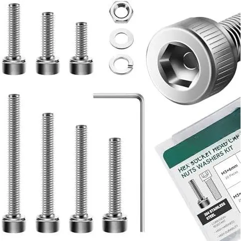 (Silver) Hex Socket Head