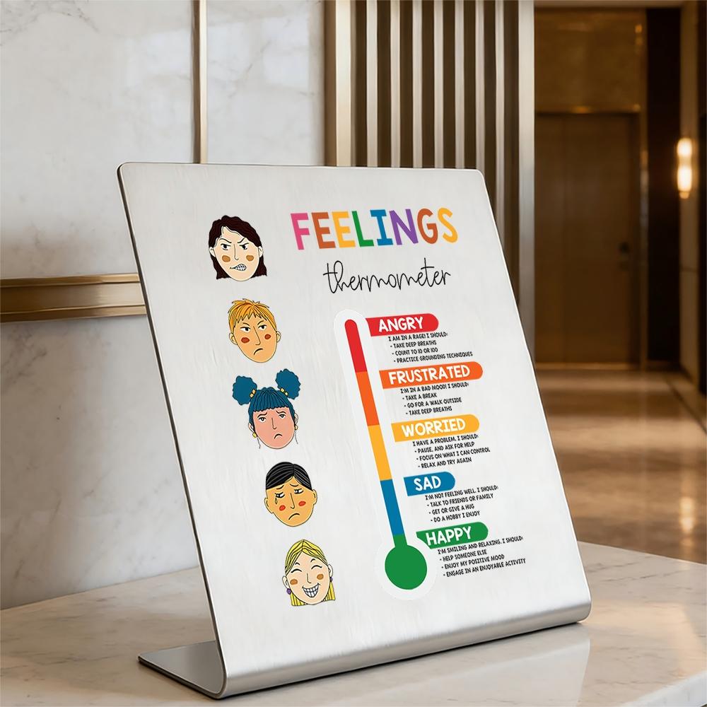 Feelings Thermometer for Kids, Emotional Regulation Tool for Anger ...