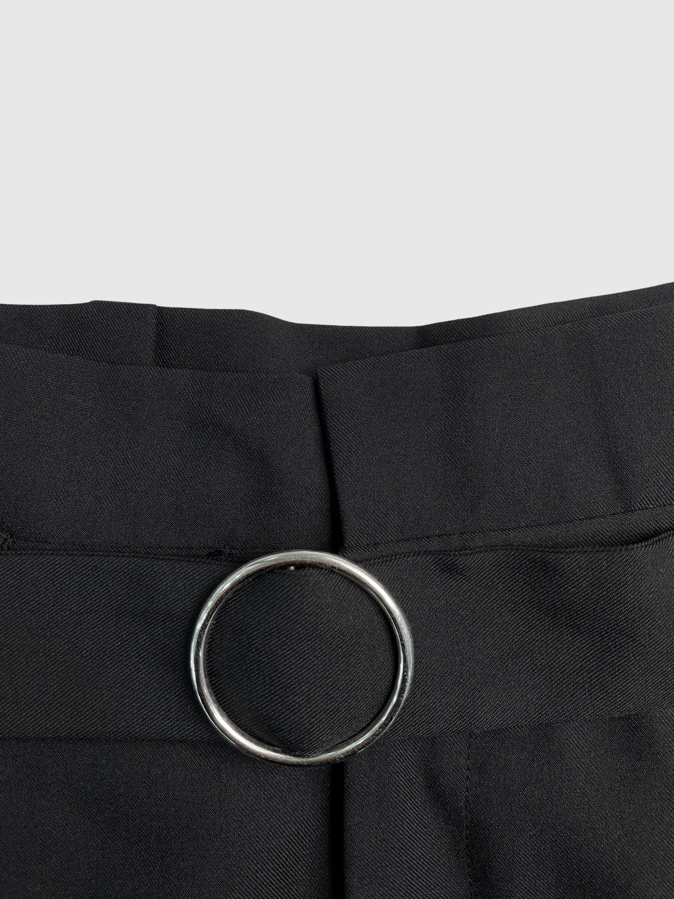 Women's Summer Shorts Elegant Series Fashion Versatile (with Belt), Fitted Design Contrast Lace, Plain Pattern Short Pants