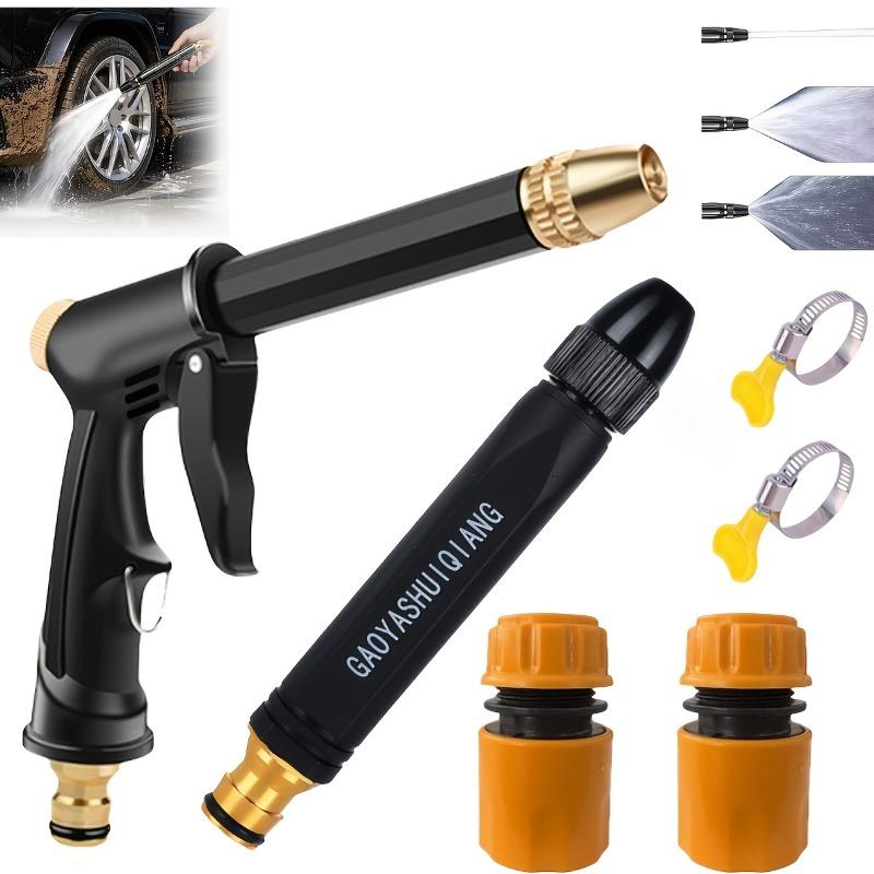 Home-Use High-Pressure Car Wash Gun, 2026 Upgraded Version Car Wash Gun and Garden Hose Sprayer, with Adjustable Spray Patterns, Suitable for Watering Plants and Vegetables as Well as Washing Cars, Garden Hose Pressure Washer, Car Wash Equipment