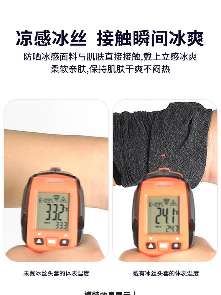 Summer Motorcycle Sun Protection Ice Silk Head Cover for Men Outdoor Bicycle Helmet Lightweight Cap Windproof Dustproof Riding Mask for Women Breathable Face Mask for Motorcycle Cycling Windproof Dustproof Face Cover for Outdoor SportsUV Protection Face