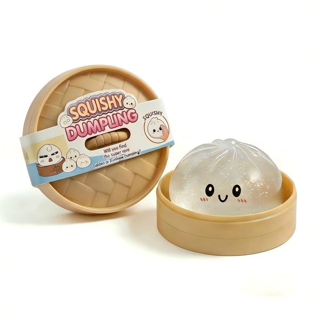 Cute Big Bun Decompression Toy, Relieves Anxiety, Soft Tpr Material, Unboxing Surprise, Holiday Gift, Office Desktop Accessory, Squishy, Squishies Fidgets