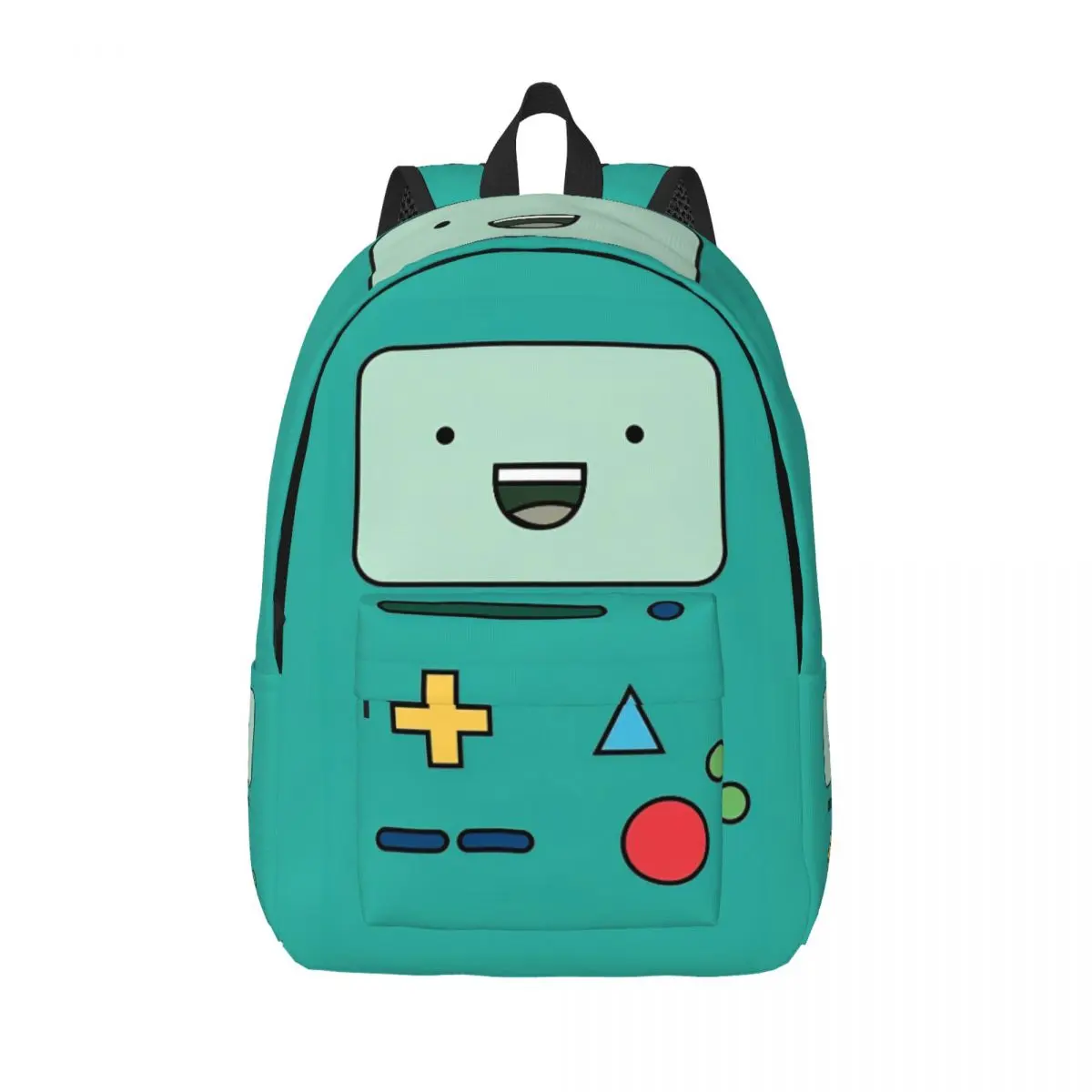 BMO Adventures Time Cartoon Backpack for Men Women Casual High School Work Daypack Laptop Computer Shoulder Bag Sports