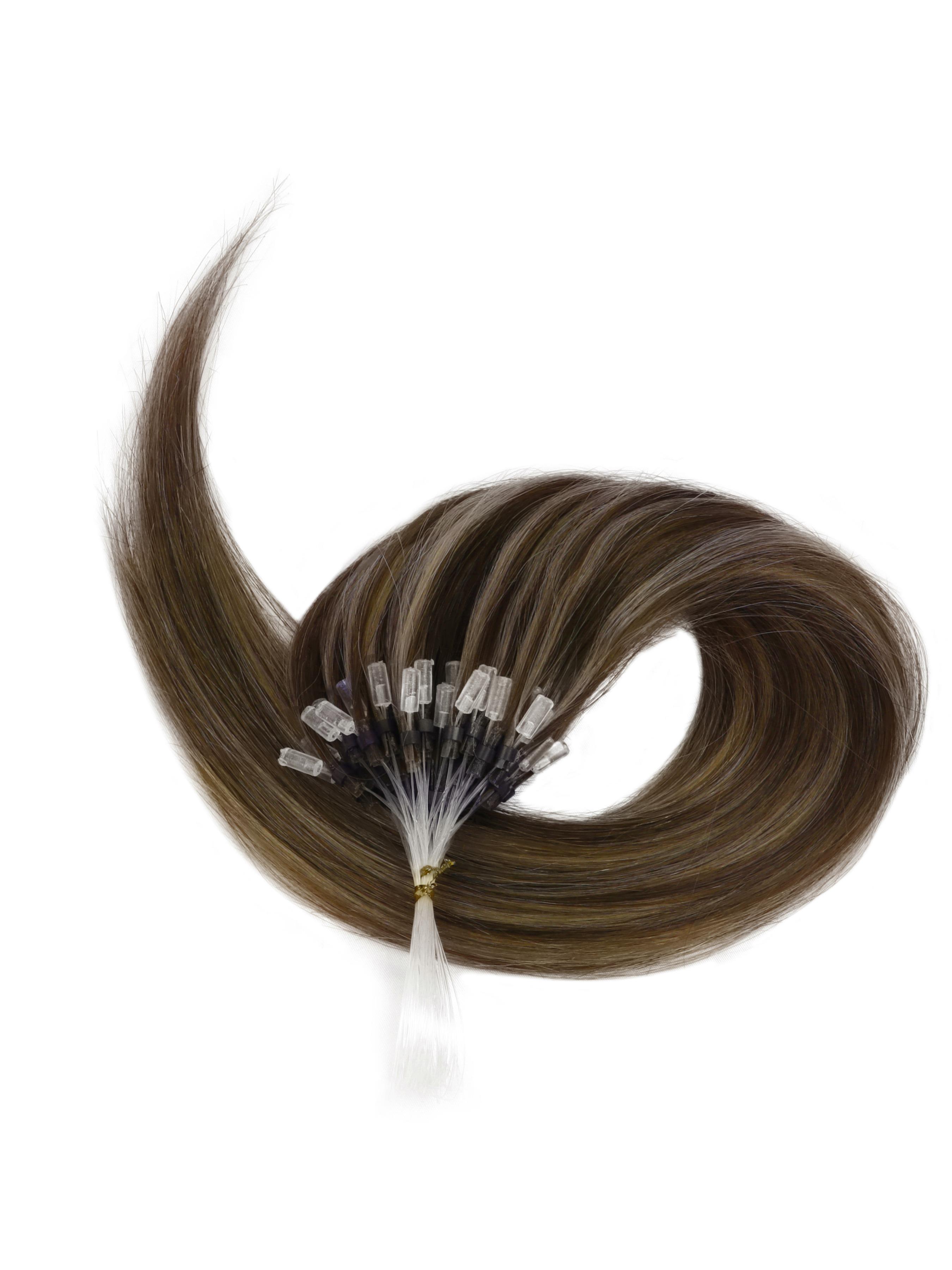 Invisible Micro Nano Bead Hair Extensions, Thin Ring Hair Clips, Real Human Hair Extensions, Thick Invisible Pearl Rings