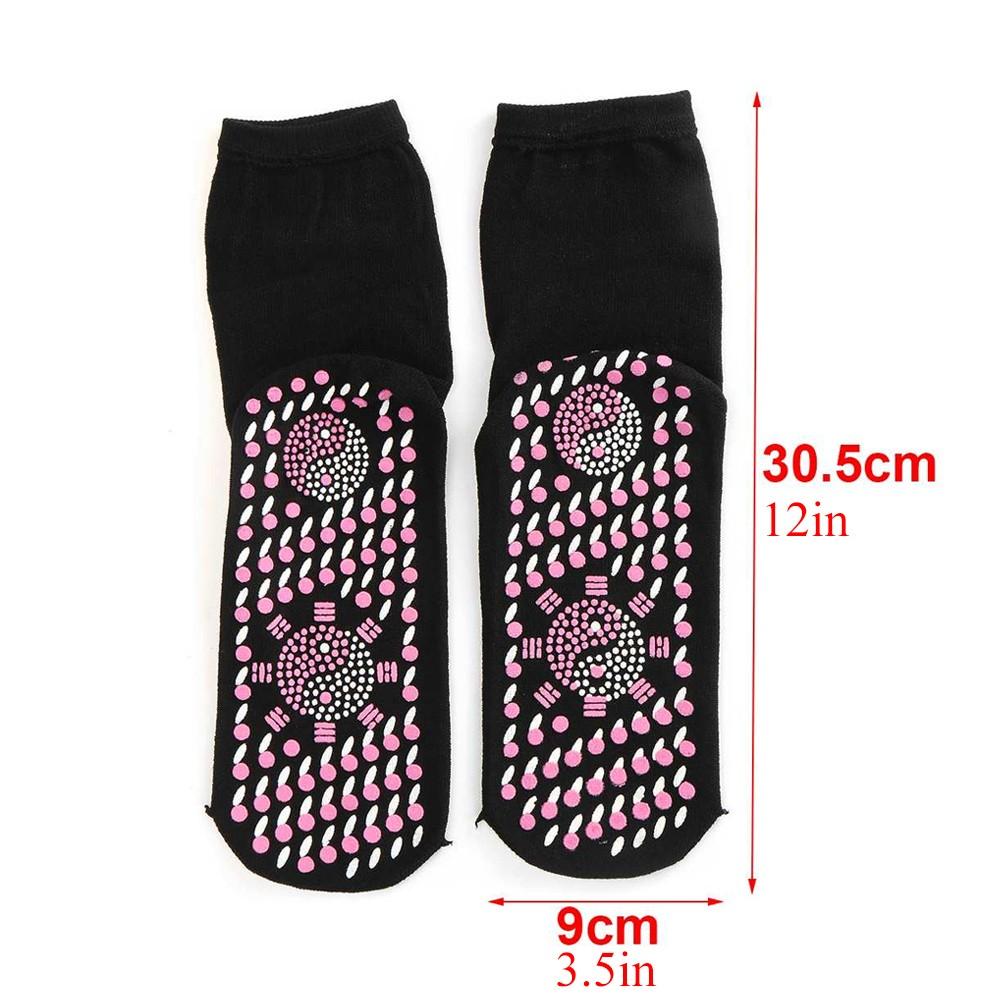 Tourmaline Acupressure Self-Heating Shaping Socks, Slimming Health Socks, Men's and Women's Foot Magnetic Therapy Socks