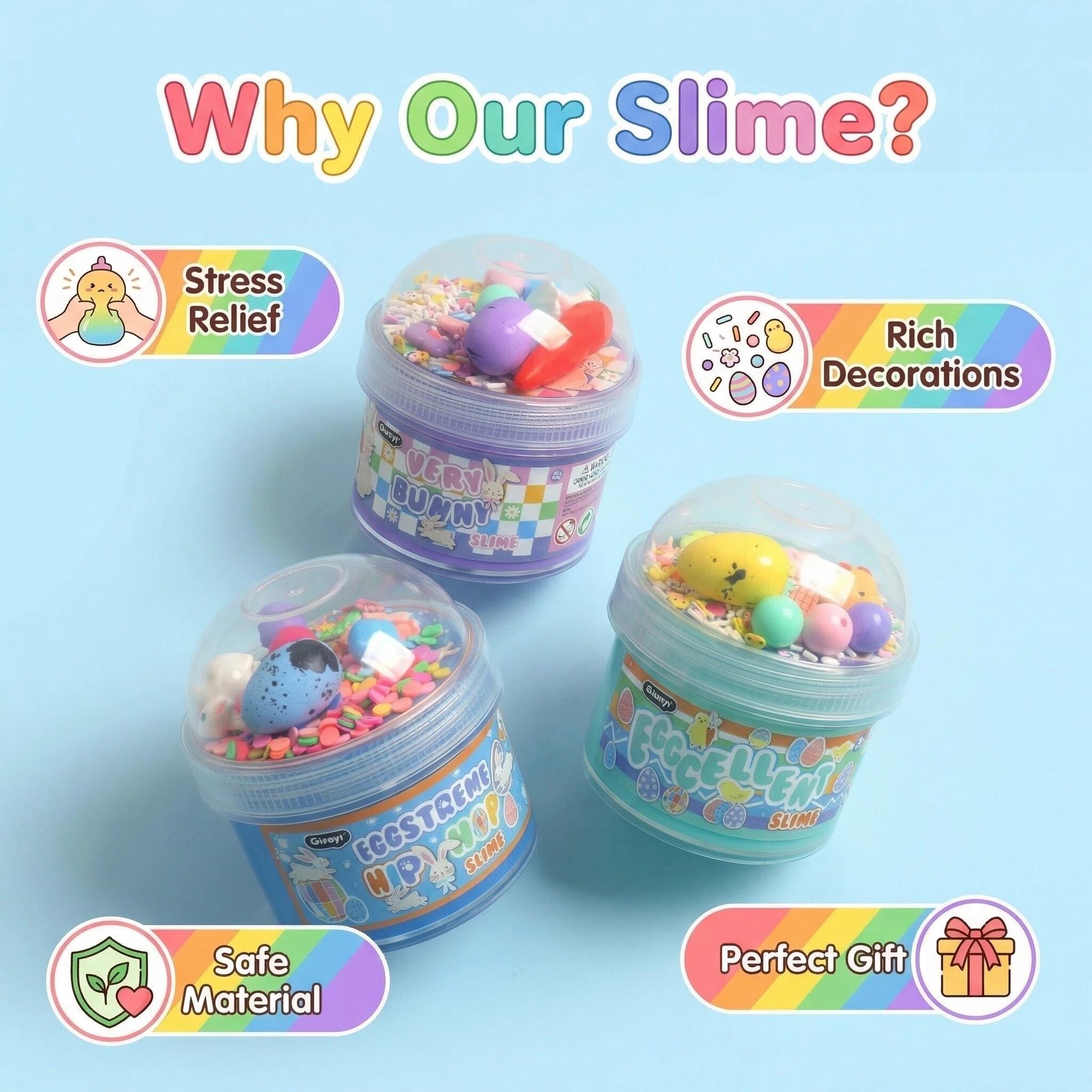 Magic Slime Easter Series, DIY Fun, Stress Relief, Non-Toxic Safety, Perfect Creative Toy, Gel Form, Model Bd260406