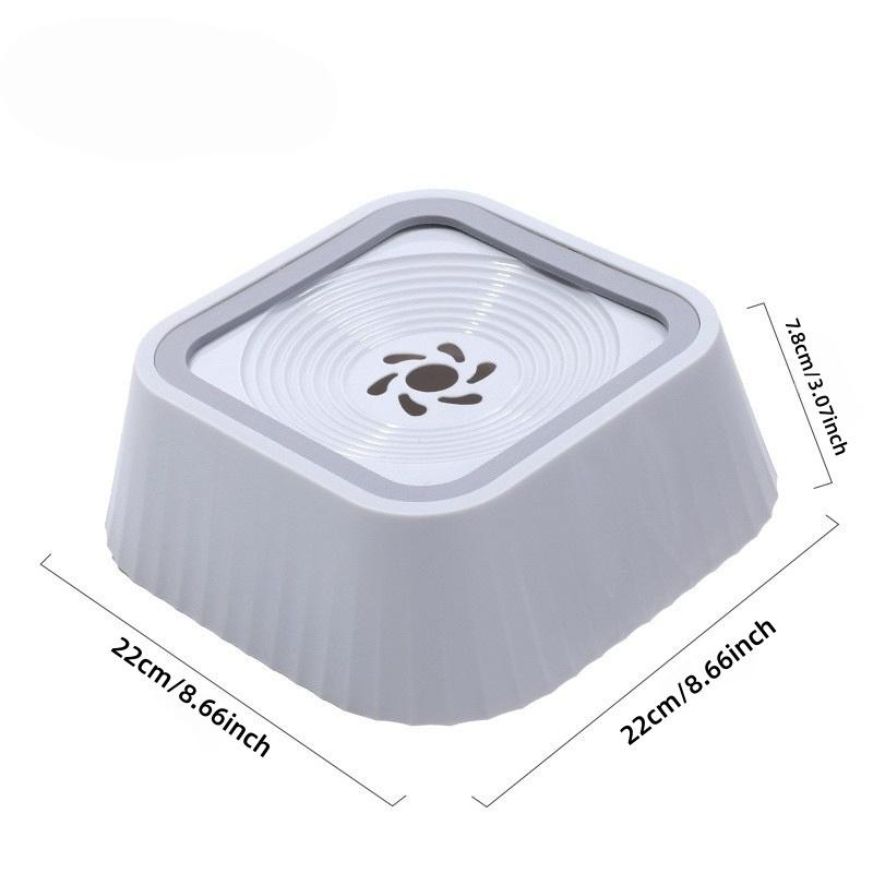 Pet Water Bowl Slow-Sip No Spill No Bloating slobber stopper water bowl Large Capacity pet  supplies messy drinker smart