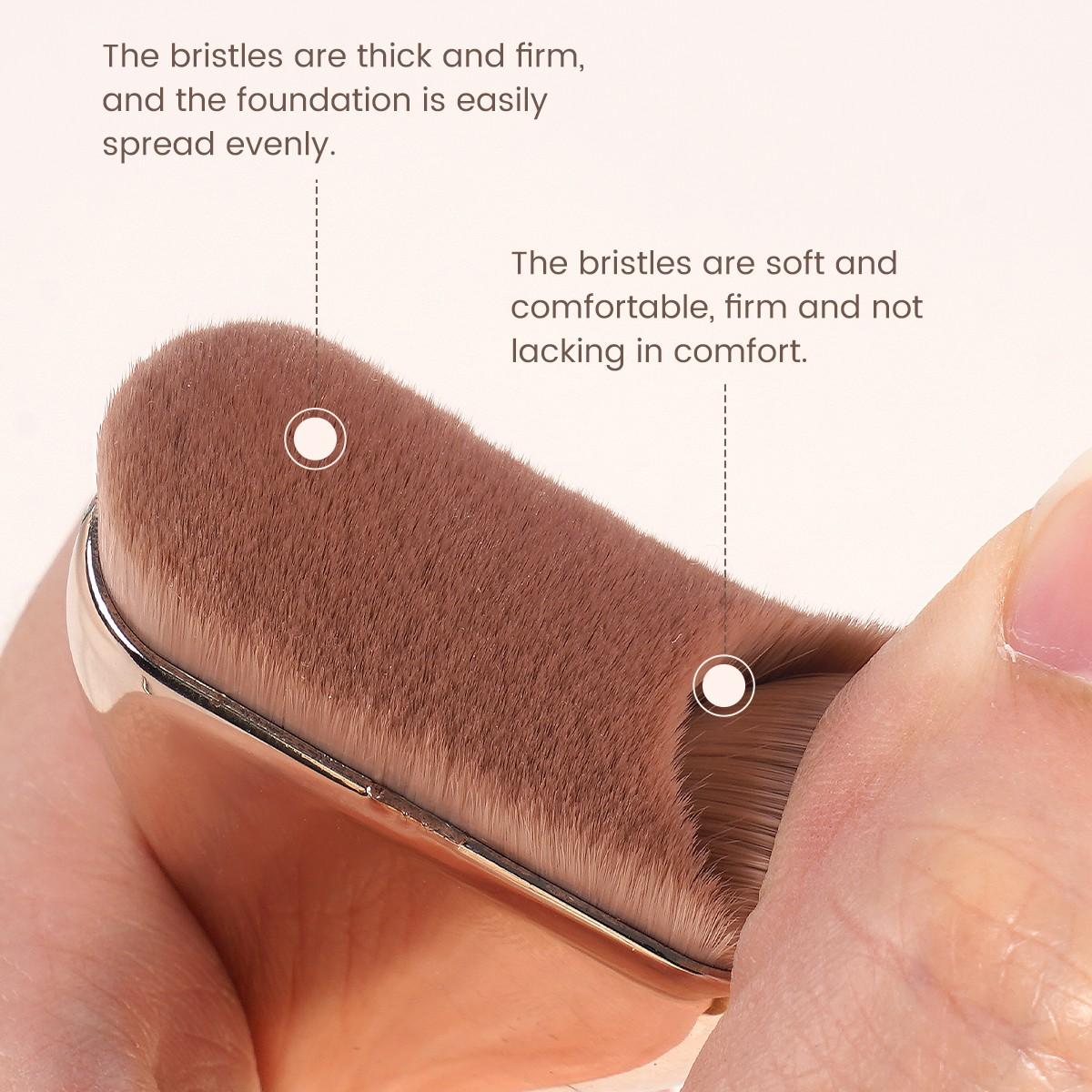 Maange 3 Piece Makeup Brush Set, Foundation Brushes, Cosmetic Tool Kit, Essential Beauty Tools, Perfect for Daily Use