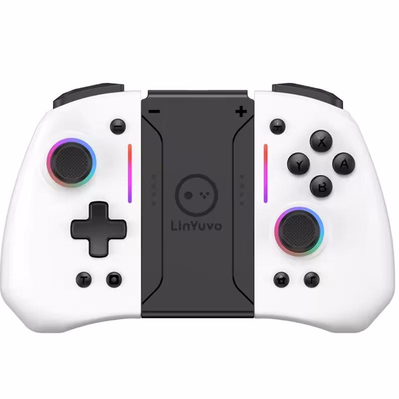 Wireless Bluetooth Control For Nintendo Switch & OLED & Lite Gamepad Controller Gaming Command Mando Game Pad Accessories Wireless Game Controllers Hall effect joystick Console Joystick RGB light macro six axis motion Kit Digital Wireless Controller