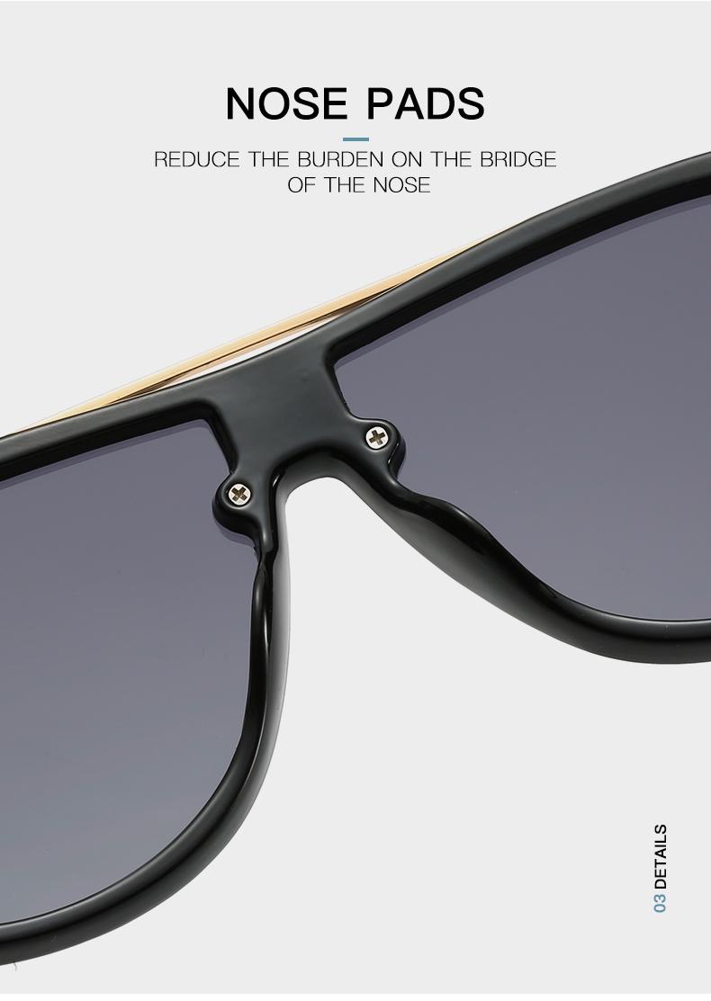 ZENOTTIC Unisex Oversized Sunglasses One-piece Integrated lens UV400 Shades Fashion Outdoor Sun Glasses for Daily Use Trendy Beach Eyewear