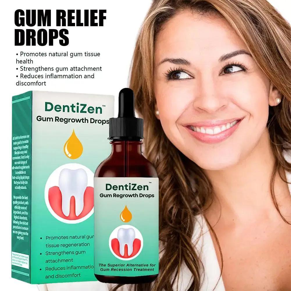 Gum Repair Drops Relieve Receding Gingival Swelling Gum Cleaning Care Oral Periodontal Hygiene Remove Yellow Remove Stain