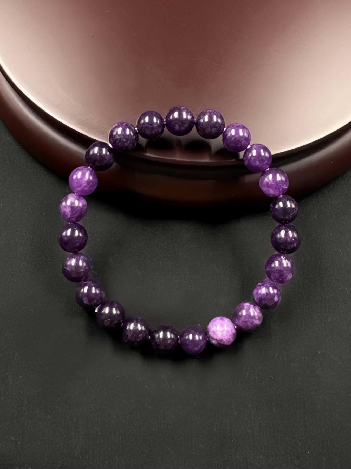 Natural Stone Garnet Bracelet for Women, Anxiety Relief Jewelry Gift, Relaxing Accessory for Friends