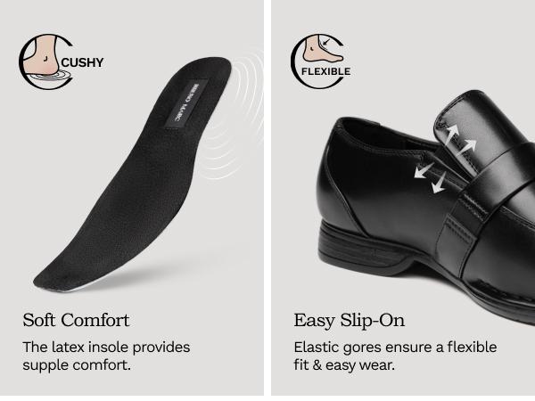 Bruno Marc Men's Giorgio Leather Lined Dress Loafers Shoes Footwear SpringStatements