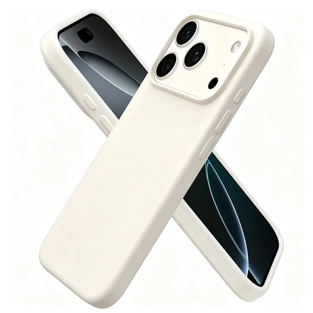 Silicone Case for iphone 17 series, Full-Body Protection for Smartphones, Silky-Soft Touch Cellphone Casing, Shockproof Cover