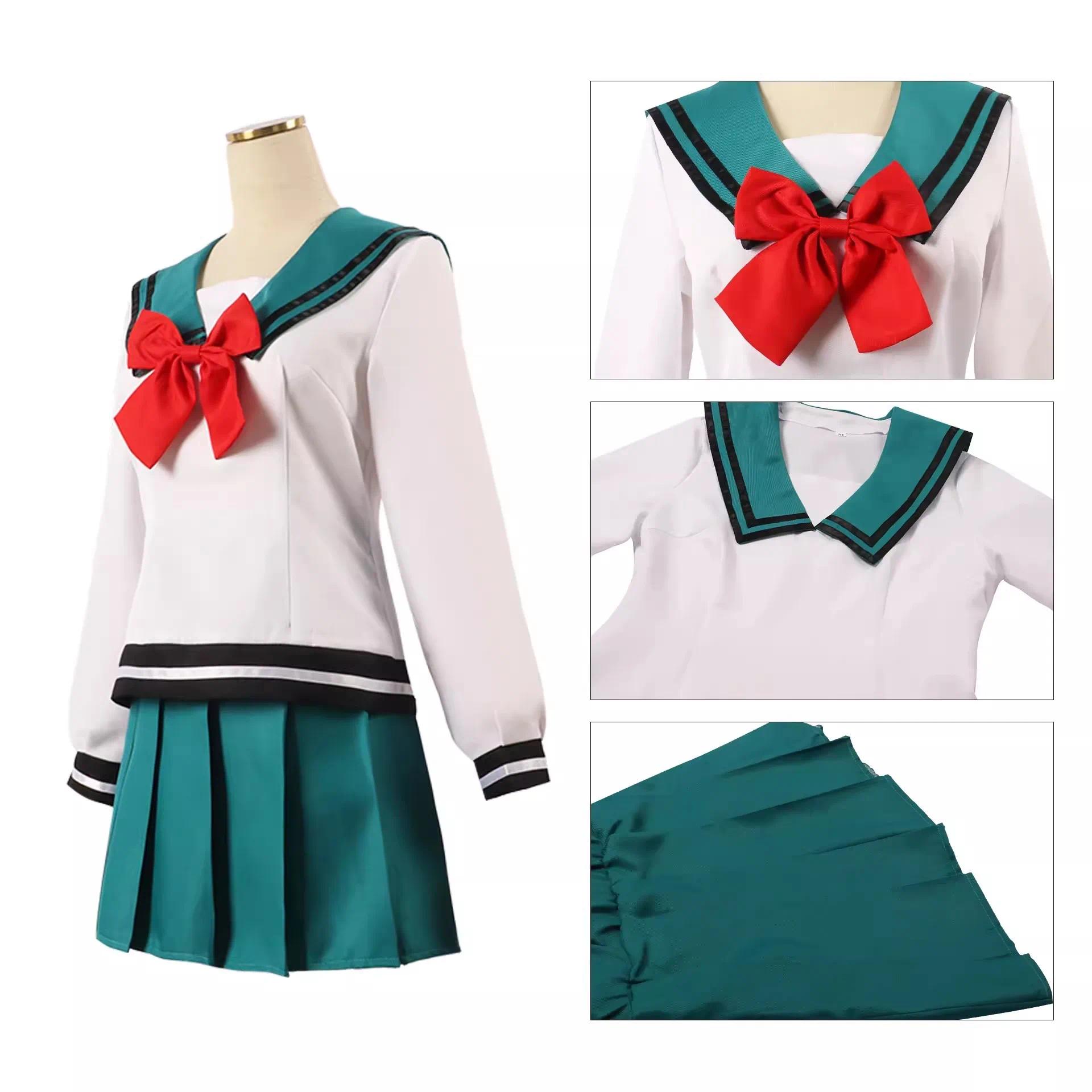 Anime Saiki Kusuo The Disastrous Life Cosplay K.-Nan Cosplay Teruhashi Kokomi Cosplay School Uniform Custome for Women Men Wig