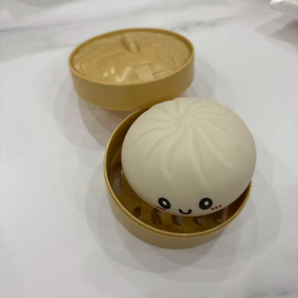 2-4 Pcs Smiley Dumpling Soft Set, Colorful Sensory Stress Relief Kit, Random Soft Gift Box, Party Favor and Collectible