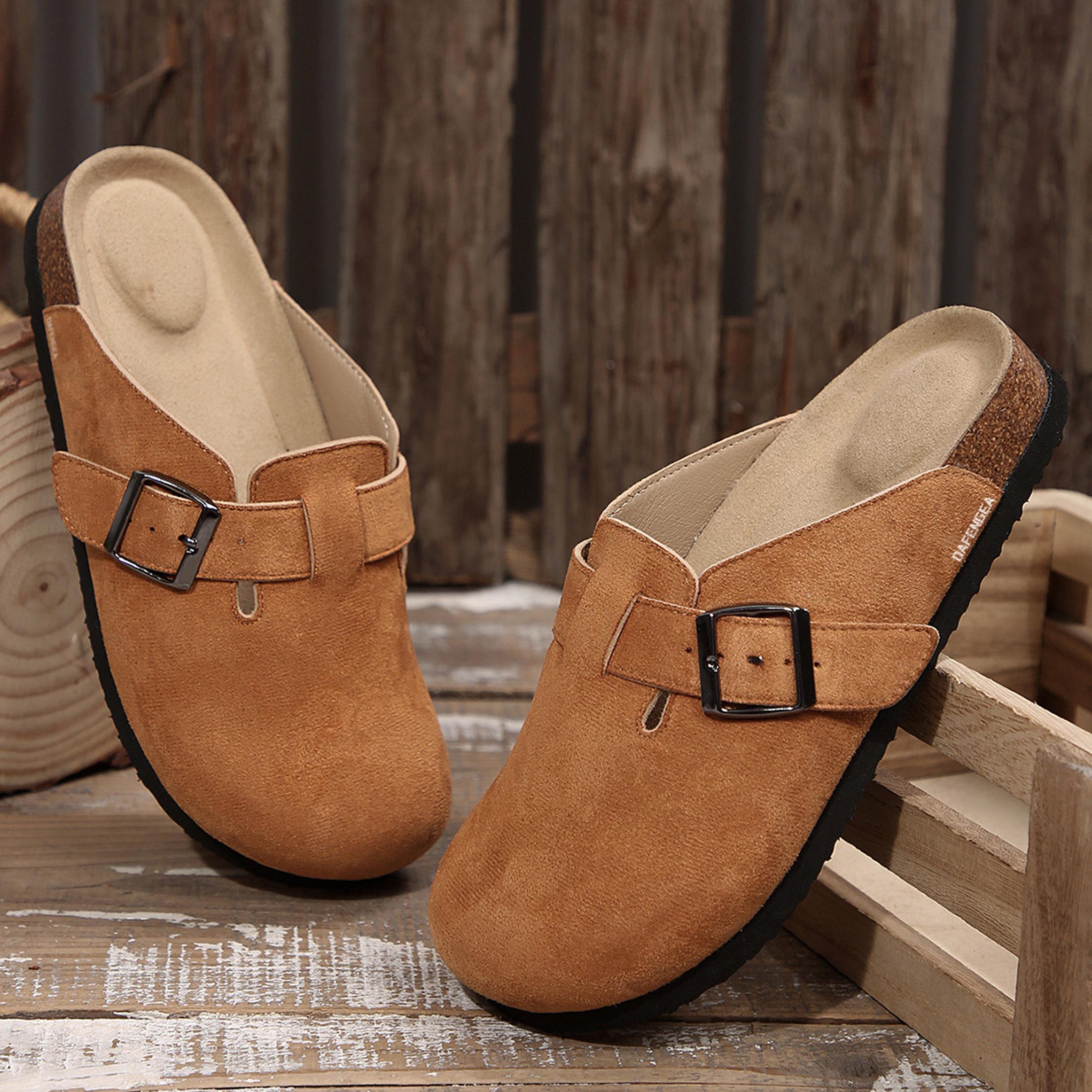 Casual Chic Women's Sandals - Adjustable Buckle with Cork Footbed for Summer Dresses