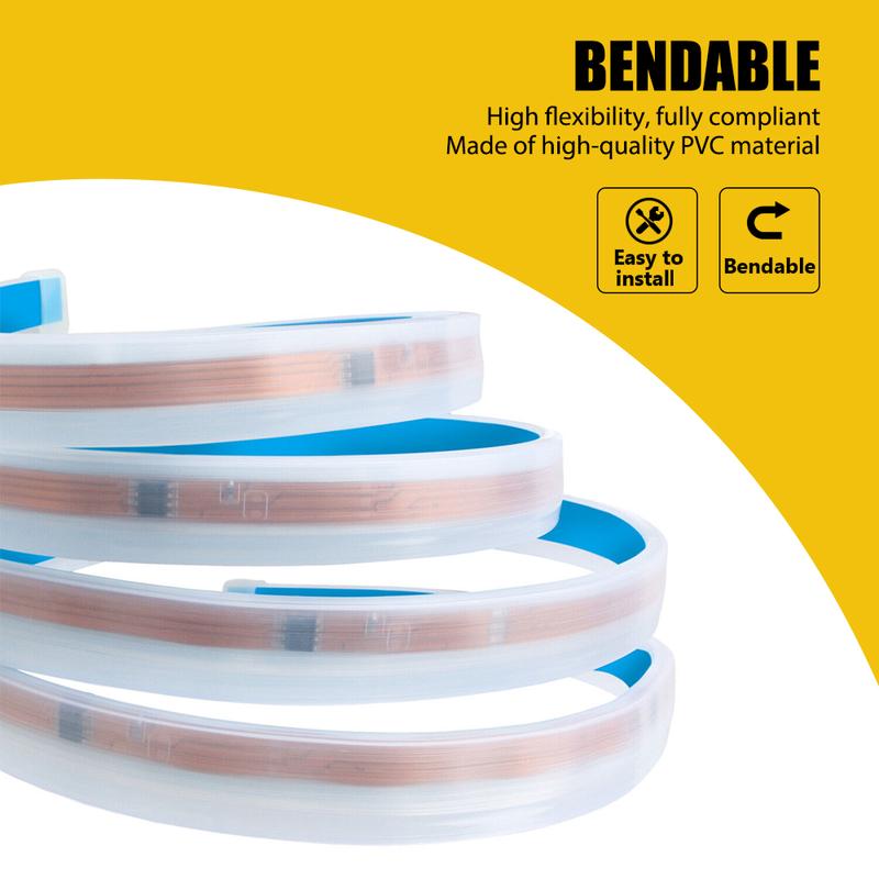 Dynamic Scan Start Up Hoodbeam Kit, Flexible Car Hood LED Meteor Strip Lights