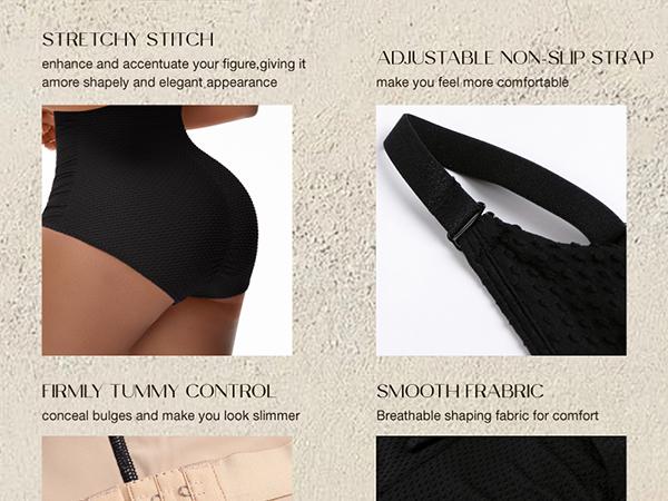 SHAPSHE Women's Tummy Control Swimsuit One Piece Slimming Bathing Suit Cutout Tie Knot Front Push Up Swimwear