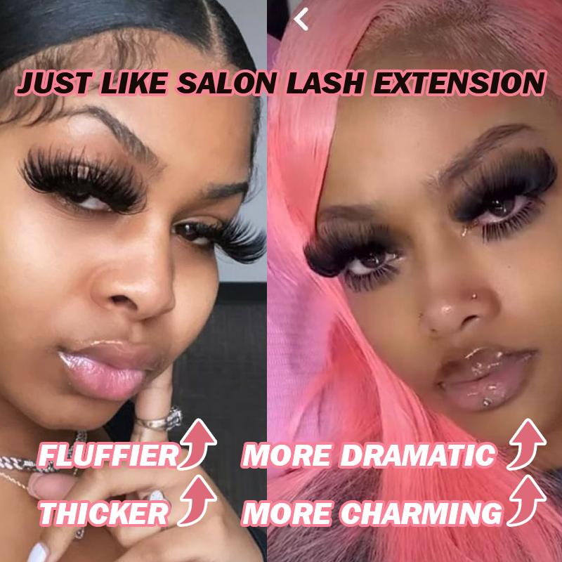 16-25mm Fluffy Lash Clusters 300D High-Density Soft D-Curl Individual Mega Volume Lashes for Beginners Makeup Lightweight Plant Fiber Easy Application 16-25mm Fluffy Lash Clusters 300D High-Density Soft D-Curl Individual Mega Volume Lashes for Beginners Makeup Lightweight Plant Fiber Easy Application