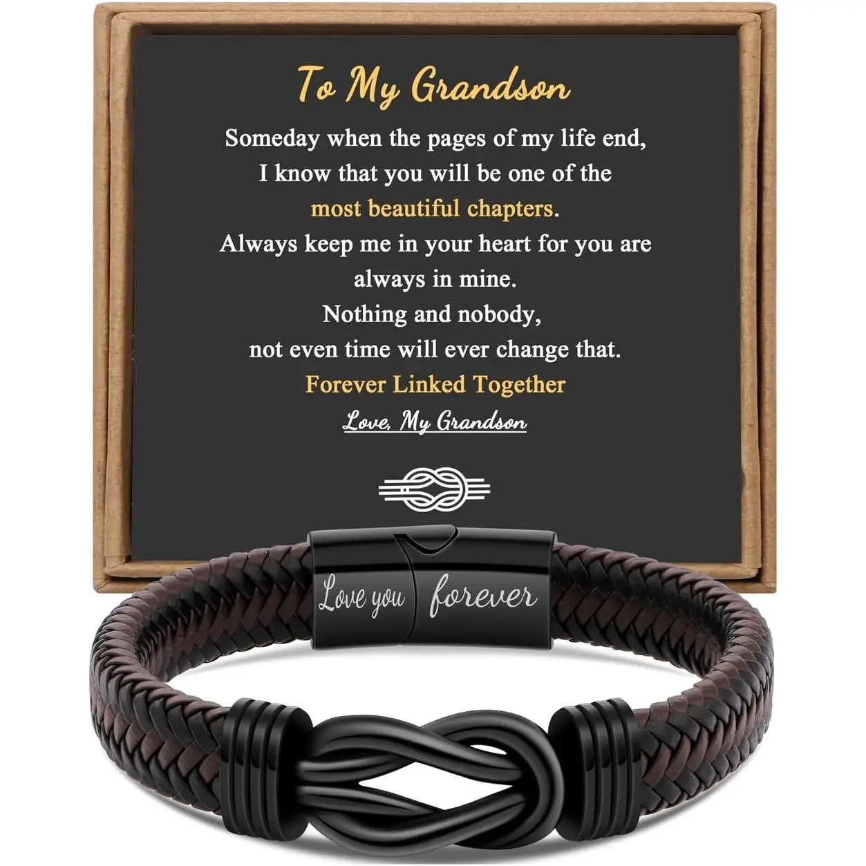 To My Grandson-Someday when the pages