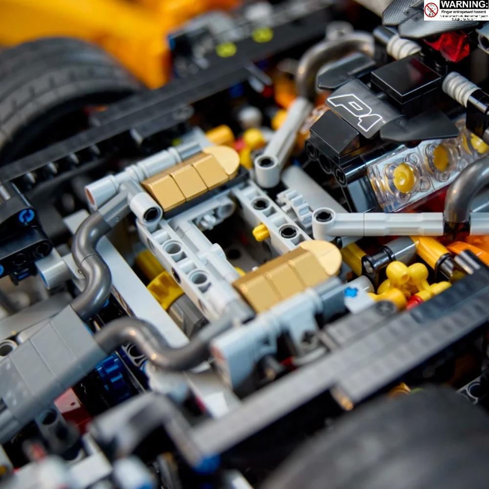 Technic  P1 Hypercar Building Set, Scale Model Car Kit for Adults to Build, Collectible Vehicle with V8 Piston Engine and 7-Speed Gearbox, Gift for Men, Women, Him or Her 42172 P1 building kit for birthday/Christmas gift  P1 building blocks gift for car l