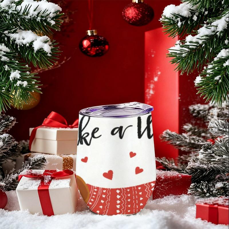 12oz Digital Printed Thermos Bottle, Cute Cartoon Dachshund "Make a Wish" Design, Insulated Stainless Steel Material, Perfect for Daily Use & Outdoor Activities, Stylish & Durable Drinkware for All