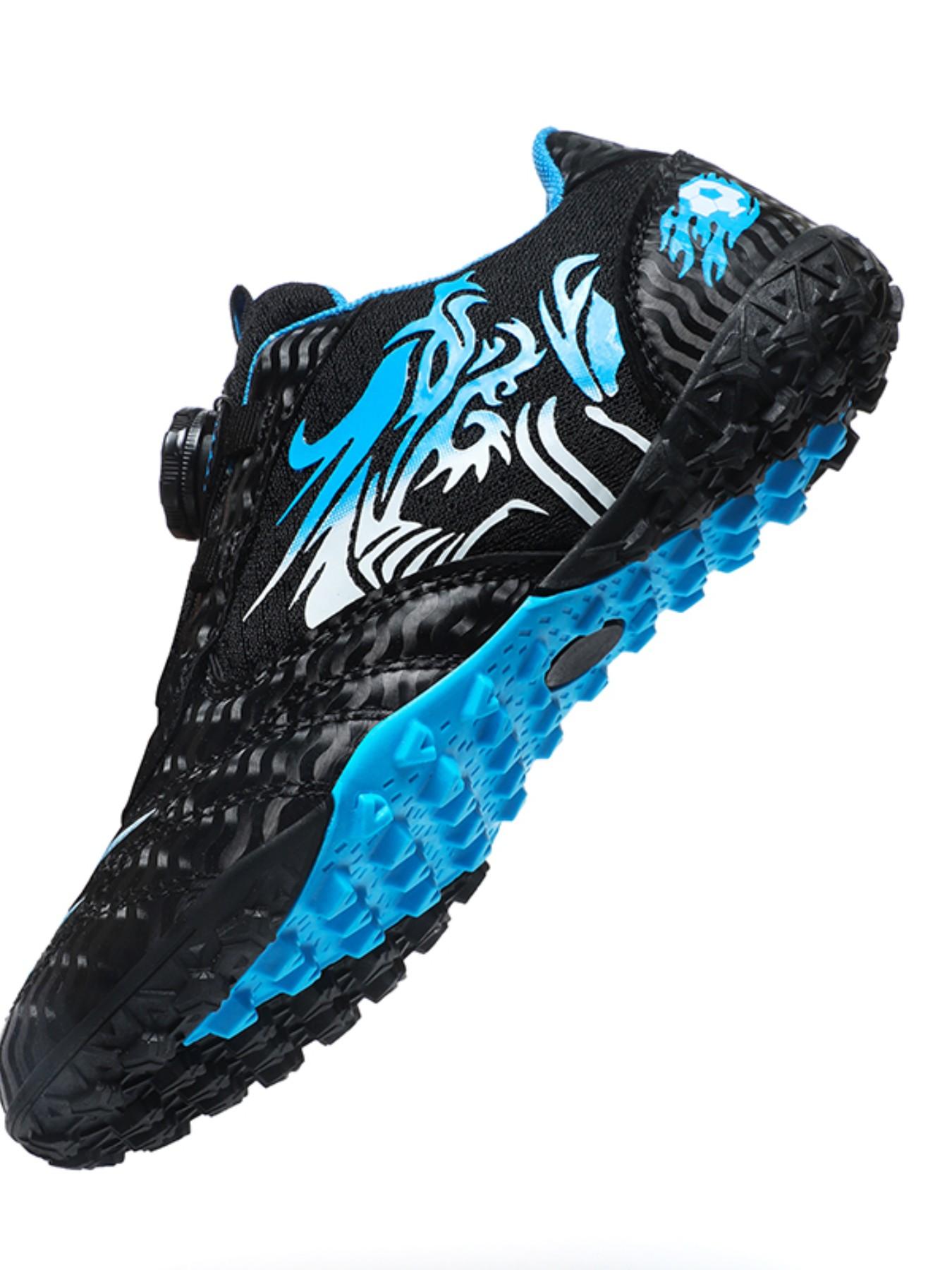 Unisex Football Shoes for Kids & Adults, Indoor Soccer Cleats, Wide Baseball Cleats, Adult Rugby Boots, Velcro Closure