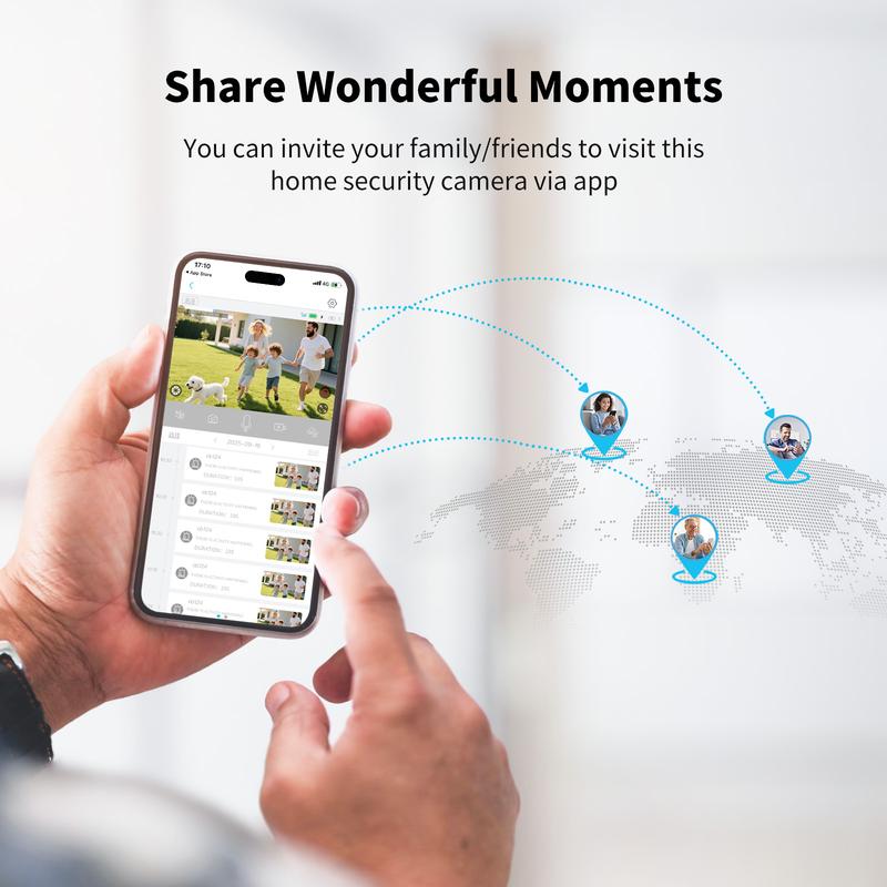 4G LTE Cellular Solar Surveillance Security Camera – 2K HD Video 360° View,NoWiFi, Remote APP Controlled,WaterProof,MotionActivated, NightVision, 4GData Card Included (Data refill is required for Unlimited 4G data usage) Connection