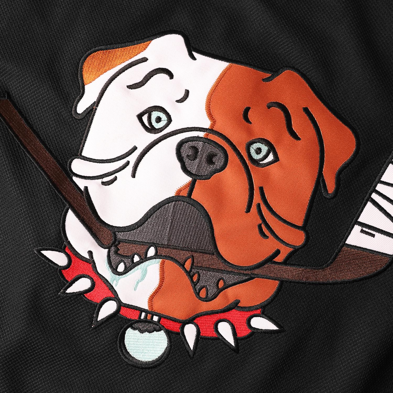 Shore 69 Sudbury Blueberry Bulldogs Adult Fan Hockey Jerseys,Men's Embroidery Jersey V-Neck Uniform Soccer Sports Clothing