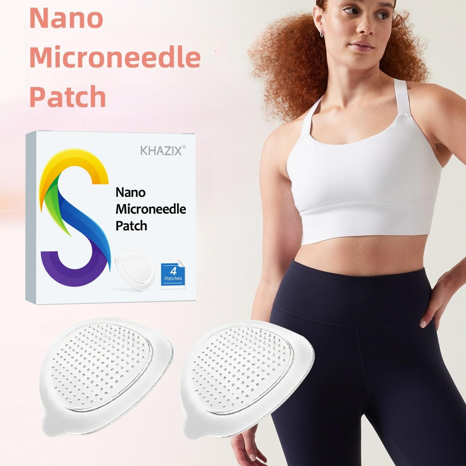 KHAZIX Nano Microneedle Patch, Ultra-Thin & Gentle Skin Care Patch, 4 Patches Pack, Single Item, 12 Months Shelf Life