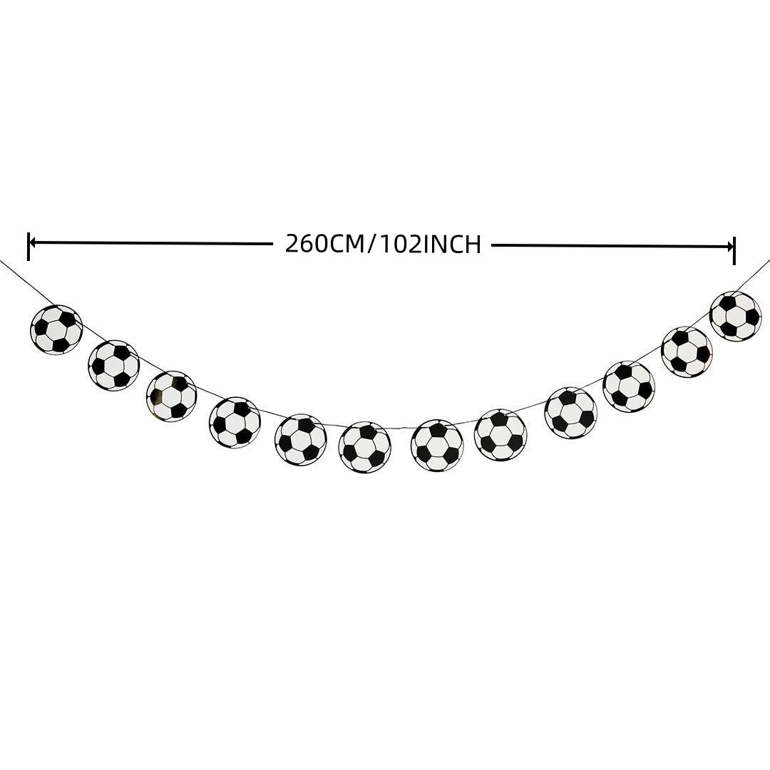 Football Party Garland, Football Birthday Bunting, Footballs, Football Birthday Banner, Football Theme Party Decorations World Cup Themed Party Decorations Banner