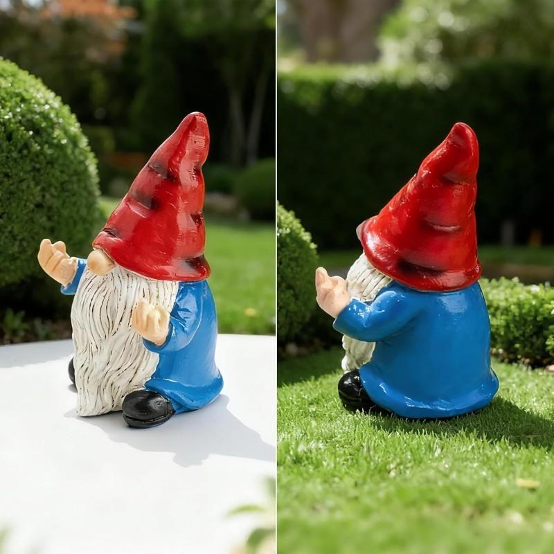 Outdoor Garden Lawn Decoration, Resin Craft Fun Ornament, Home Garden Landscape Small Figurine, Unique Yard Decor Accessory