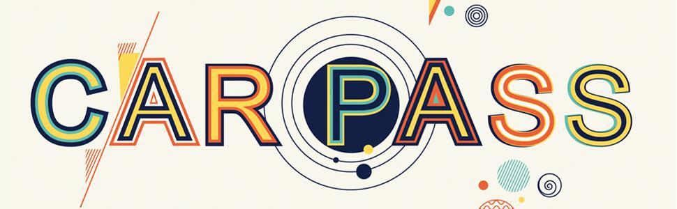 CAR PASS Waterproof Universal Fit Car Floor Mats, Cow Print Car Mats Fit for SUV,Vans,sedans, Trucks,Heel Backing,Cute Women Girly Funny Black White