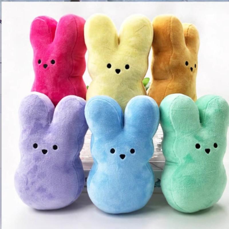 Easter Bunny Plush Peeps Dolls, Crystal Velvet Easter Gift, Soft Stuffed Toys for Kids, Perfect Easter Decoration, Soft Stuffed Animal