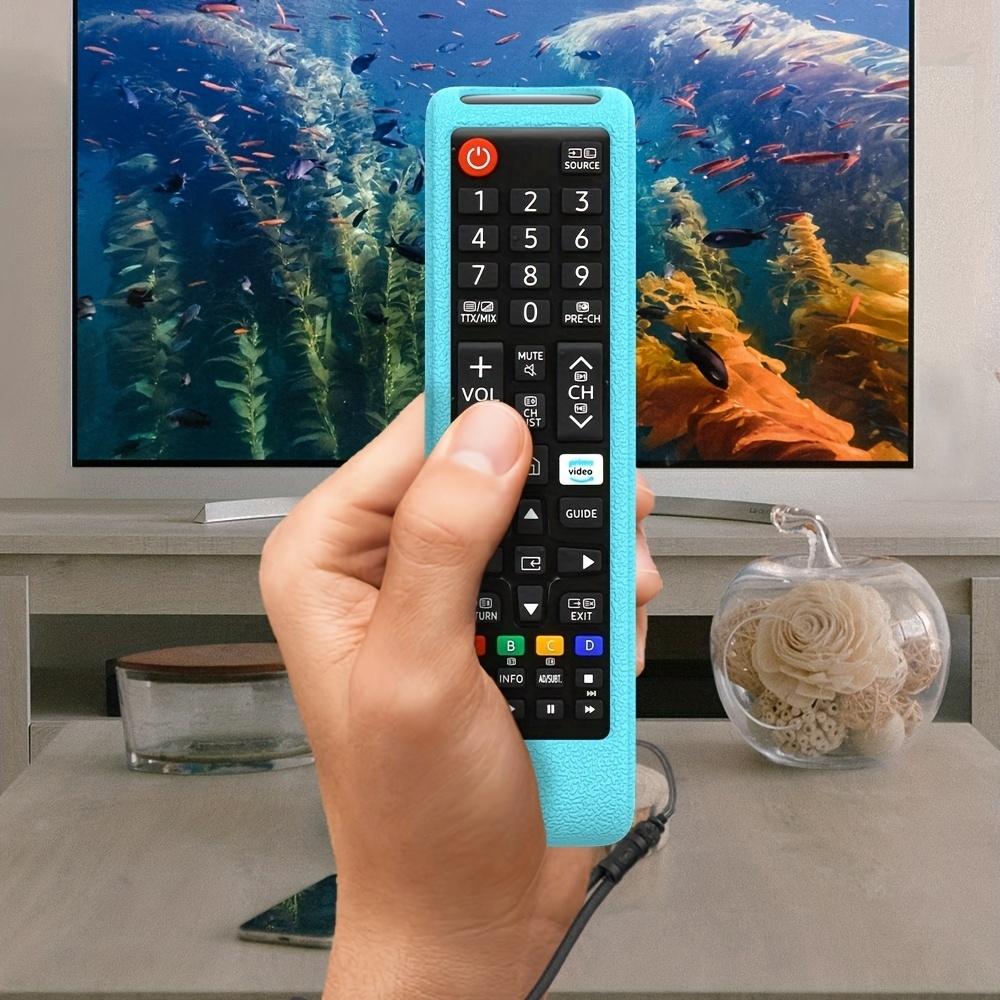Silicone Protective Dustproof Cover for Smart TV Remote Control, Anti-Fall Removable Washable Design with Lanyard, Compatible with Multiple Models