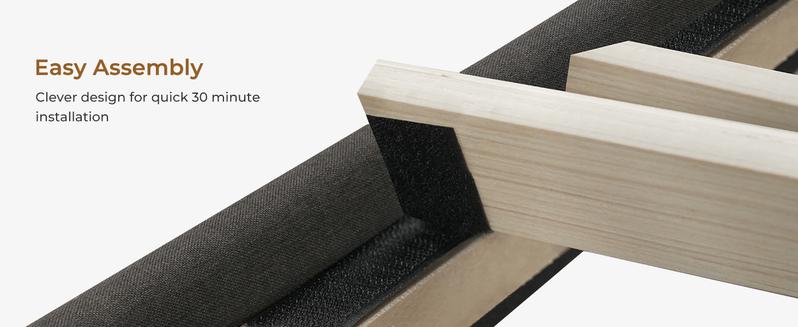 Floating Bed Frame Twin/Full/Queen Size with RGB LED Lights and Type-C&USB Ports, Linen Upholstered Platform Bed with Wood Slats Support, No Box Spring Needed,Noise-Free,Easy Assembly,Dark Gray