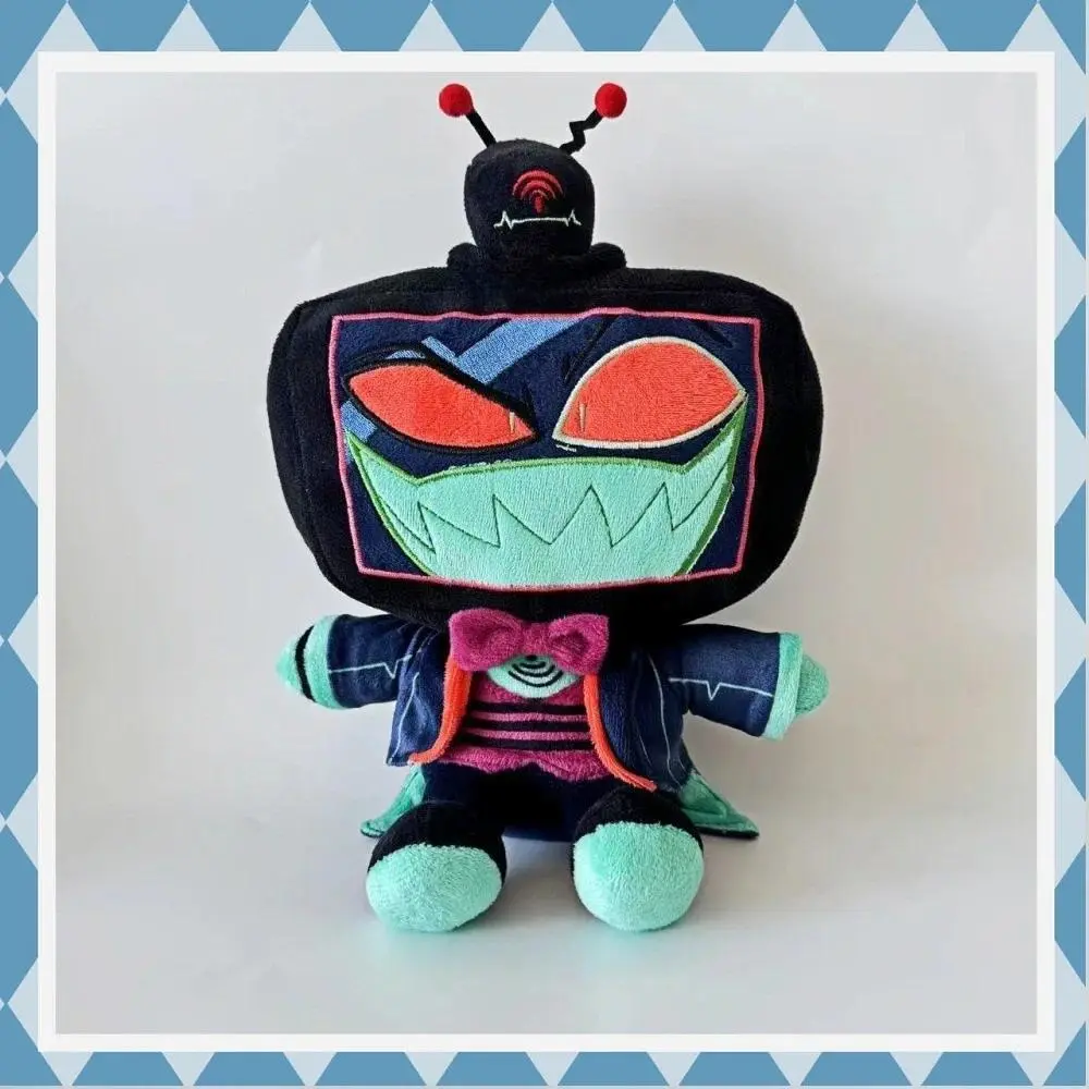 Hazbin Hotel S2 Villainous Vox Plush Toy Soft Stuffed Cartoon Doll Pillow Cute Kawaii Gift for Fans Movie TV Collectible Items