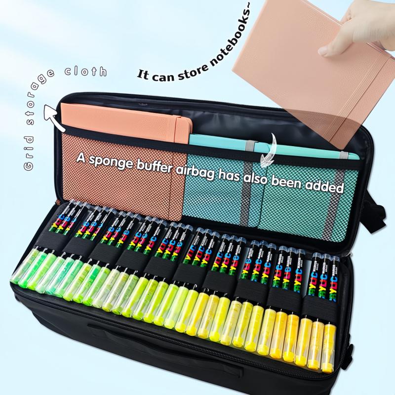 Acrylic Marker Pen Set, 24pcs/set Waterproof Soft Tip Art Paint Marking Pen, Art Supplies for Glass Stone Wood Plastic Paper, Acrylic Brush Marker